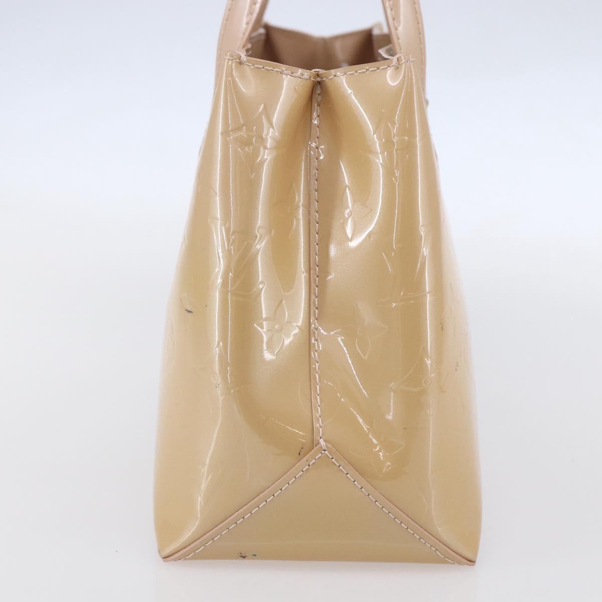 LOUIS VUITTON Vernis Wilshire PM Bag Rose Flow Lantern M91642 LV Auth ep12044