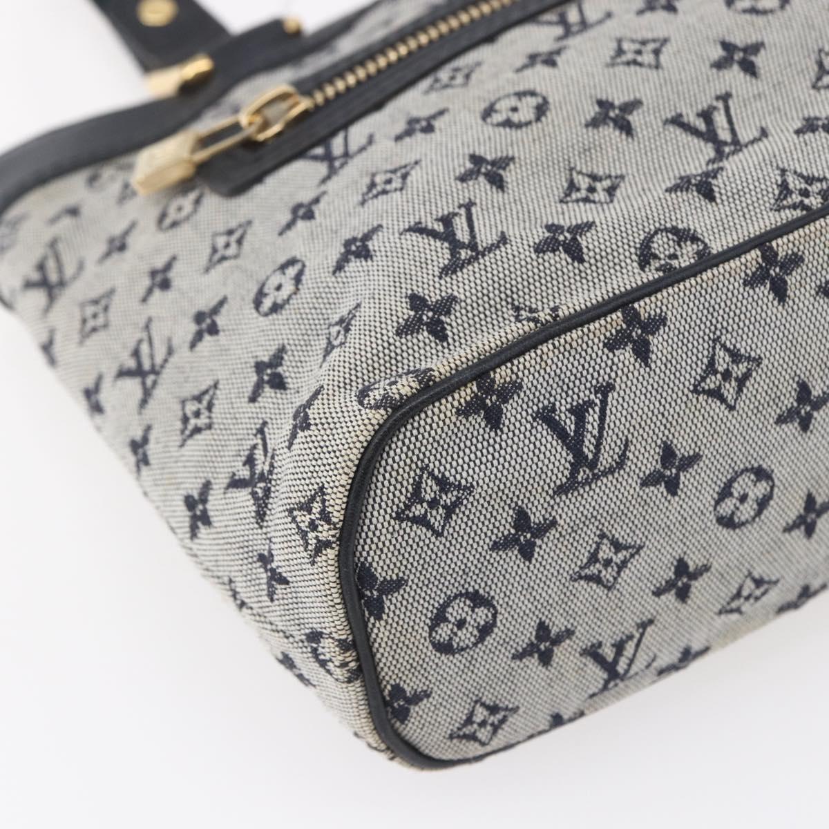 LOUIS VUITTON Monogram Mini Lucille PM Hand Bag Blue M92676 LV Auth ep12045