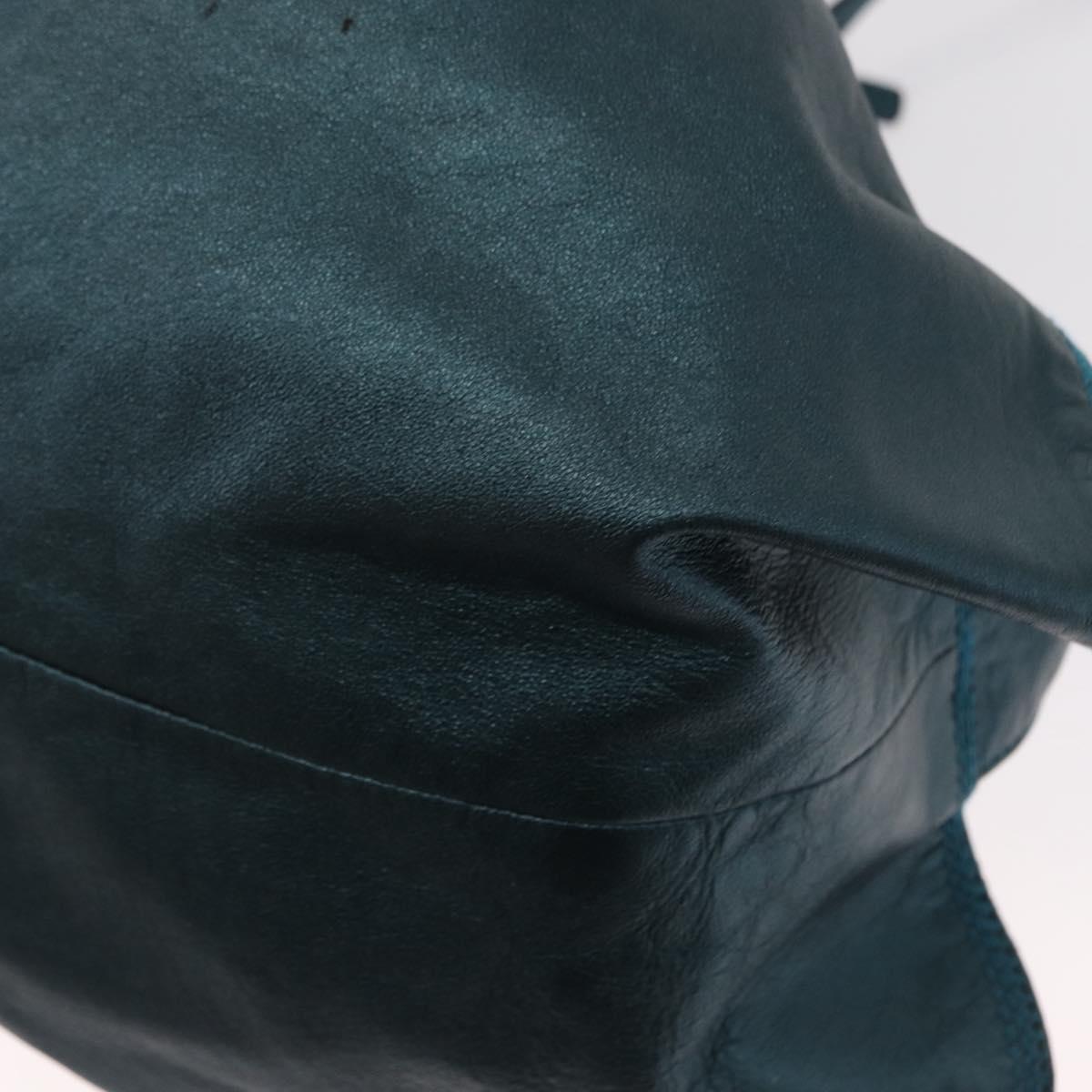 LOEWE Nappa Aire Hand Bag Leather Navy Auth ep12047