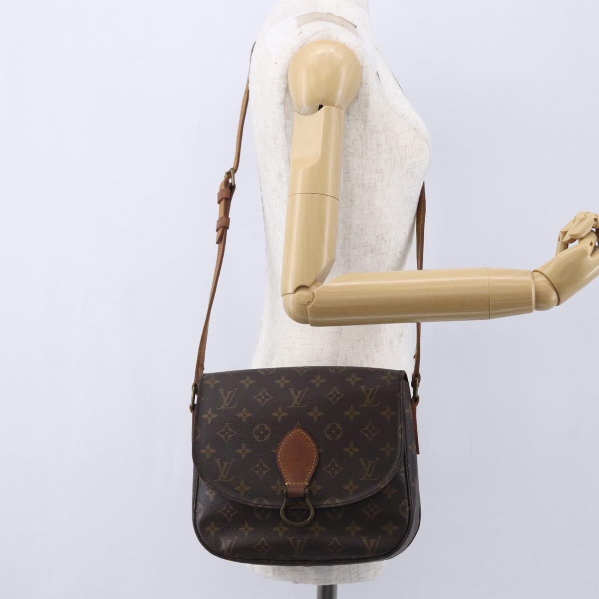 LOUIS VUITTON Monogram Saint Cloud GM Shoulder Bag M51242 LV Auth ep12048
