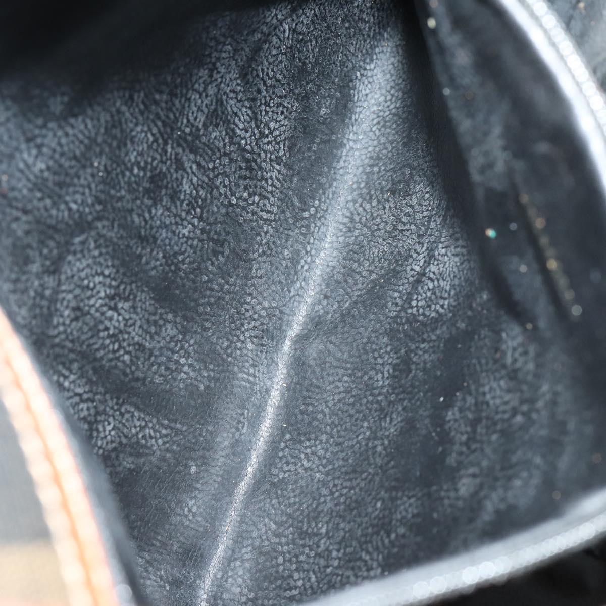 FENDI Pecan Canvas Tote Bag Brown Black Auth ep12054