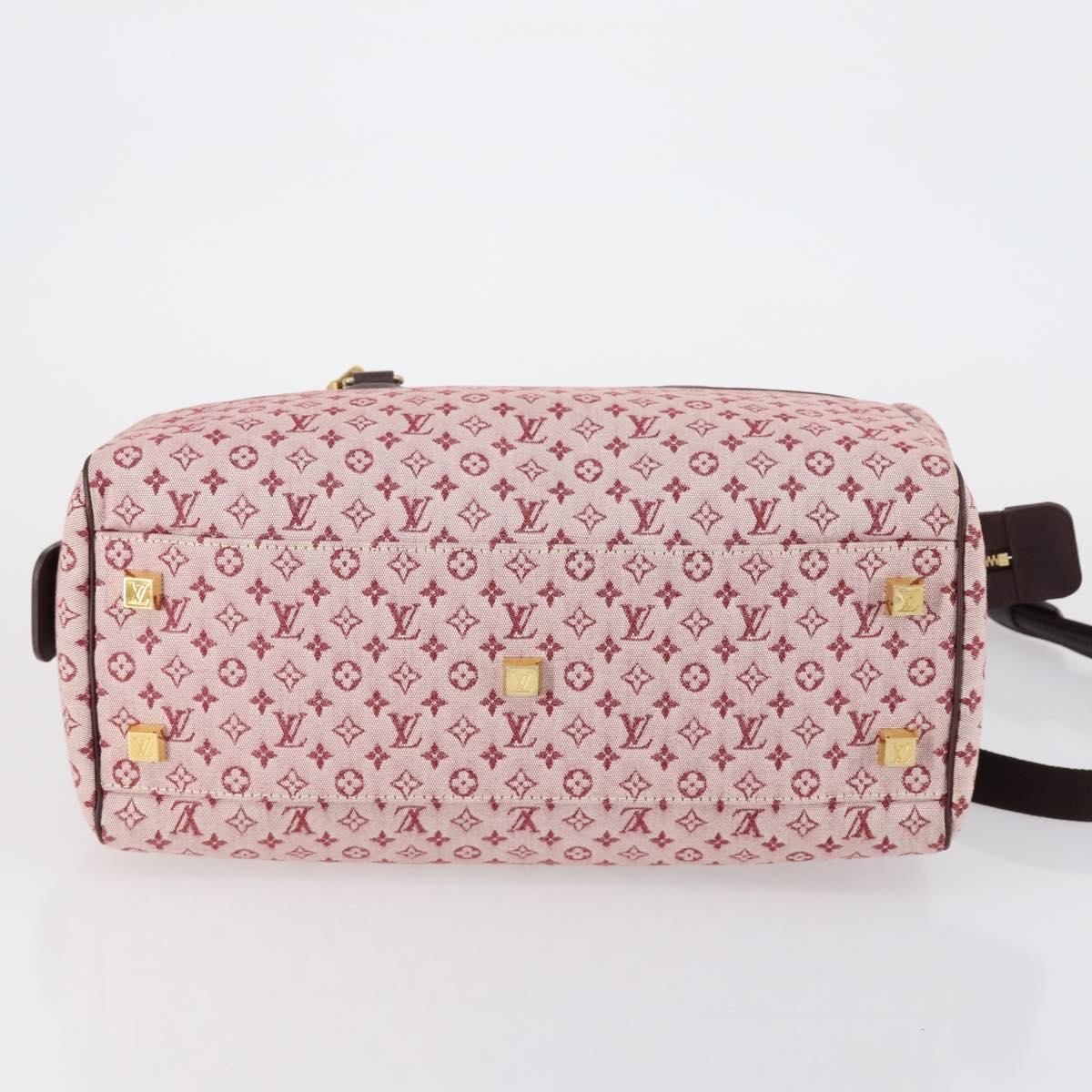 LOUIS VUITTON Monogram Mini Josephine GM Hand Bag Red M92213 LV Auth ep12058