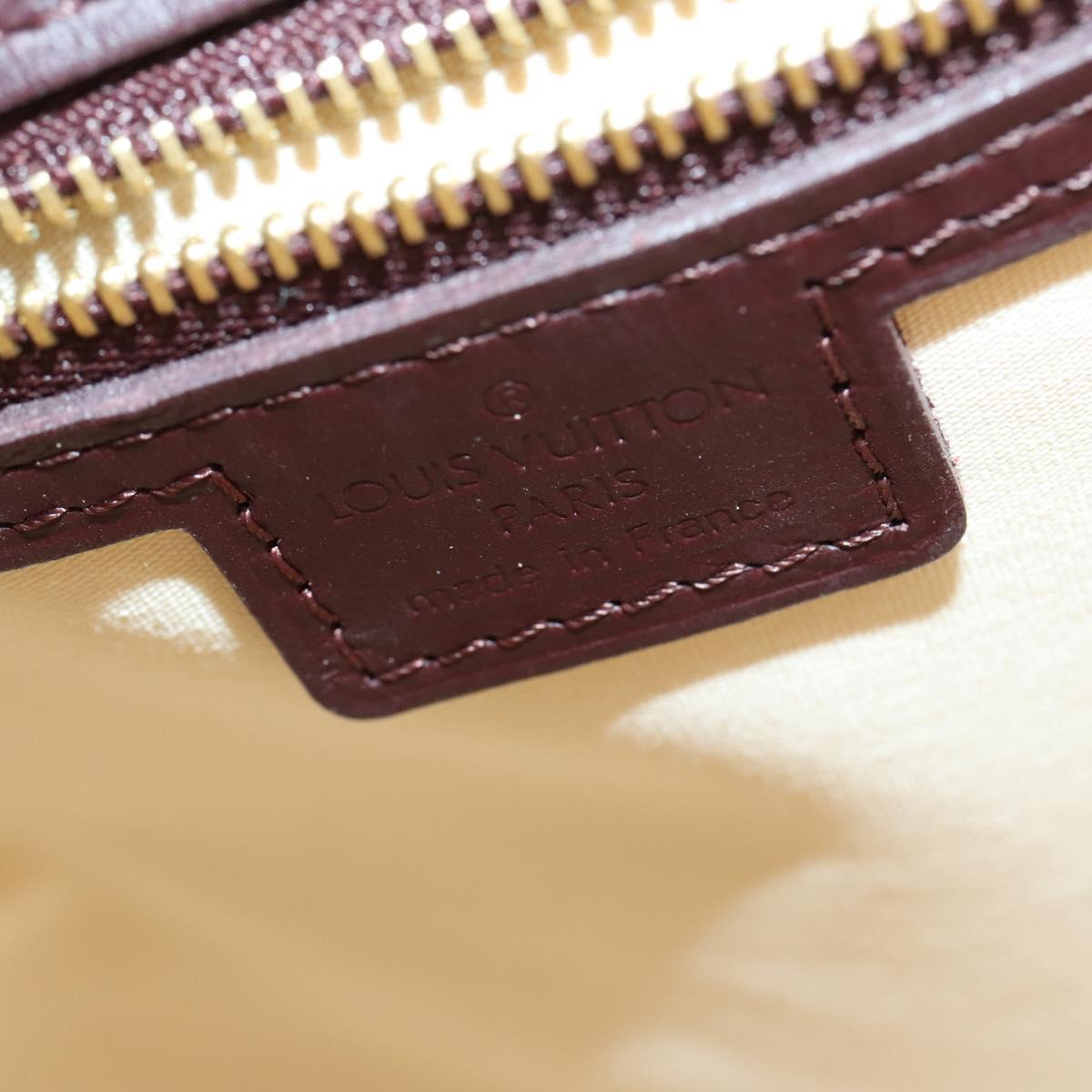 LOUIS VUITTON Monogram Mini Josephine GM Hand Bag Red M92213 LV Auth ep12058