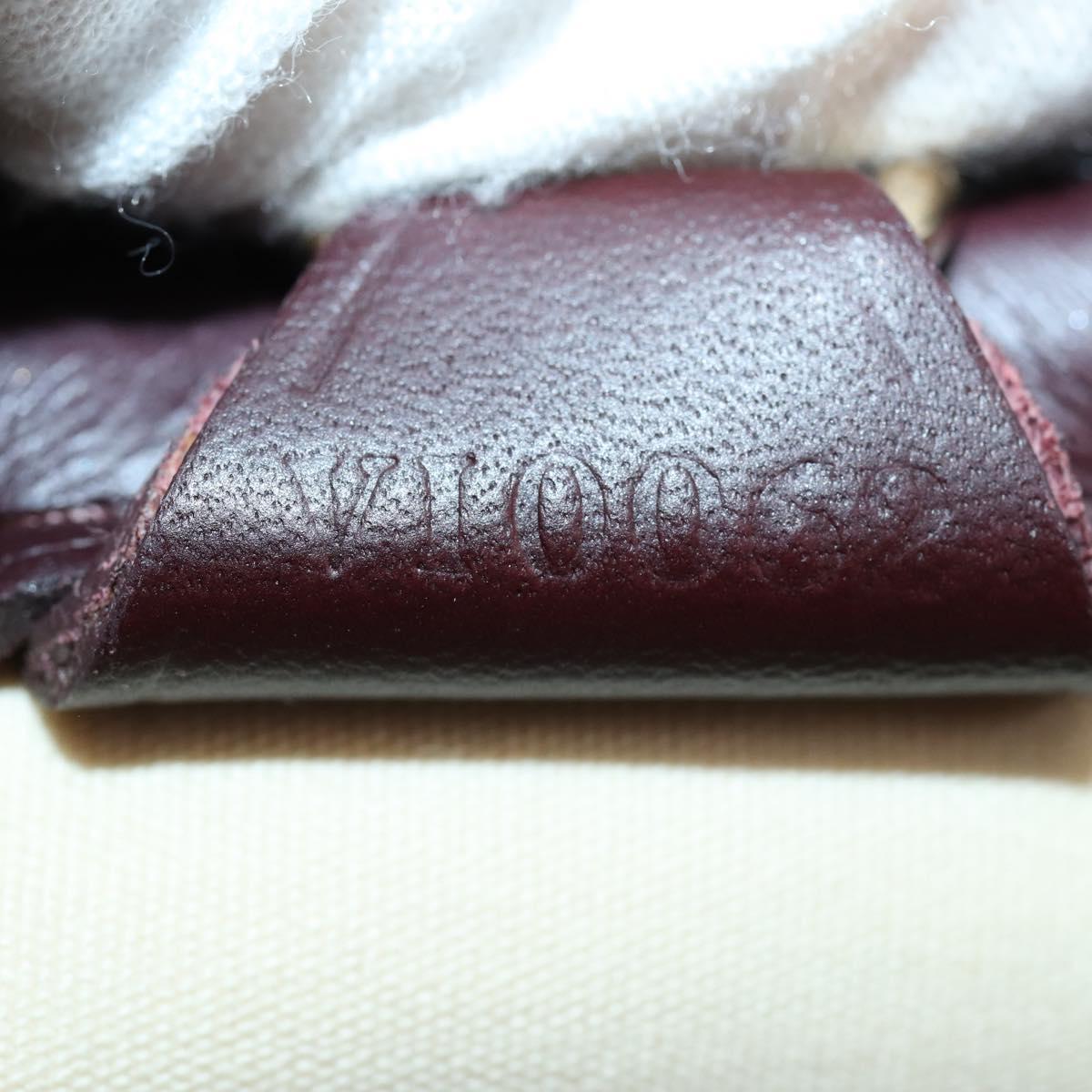 LOUIS VUITTON Monogram Mini Josephine GM Hand Bag Red M92213 LV Auth ep12058