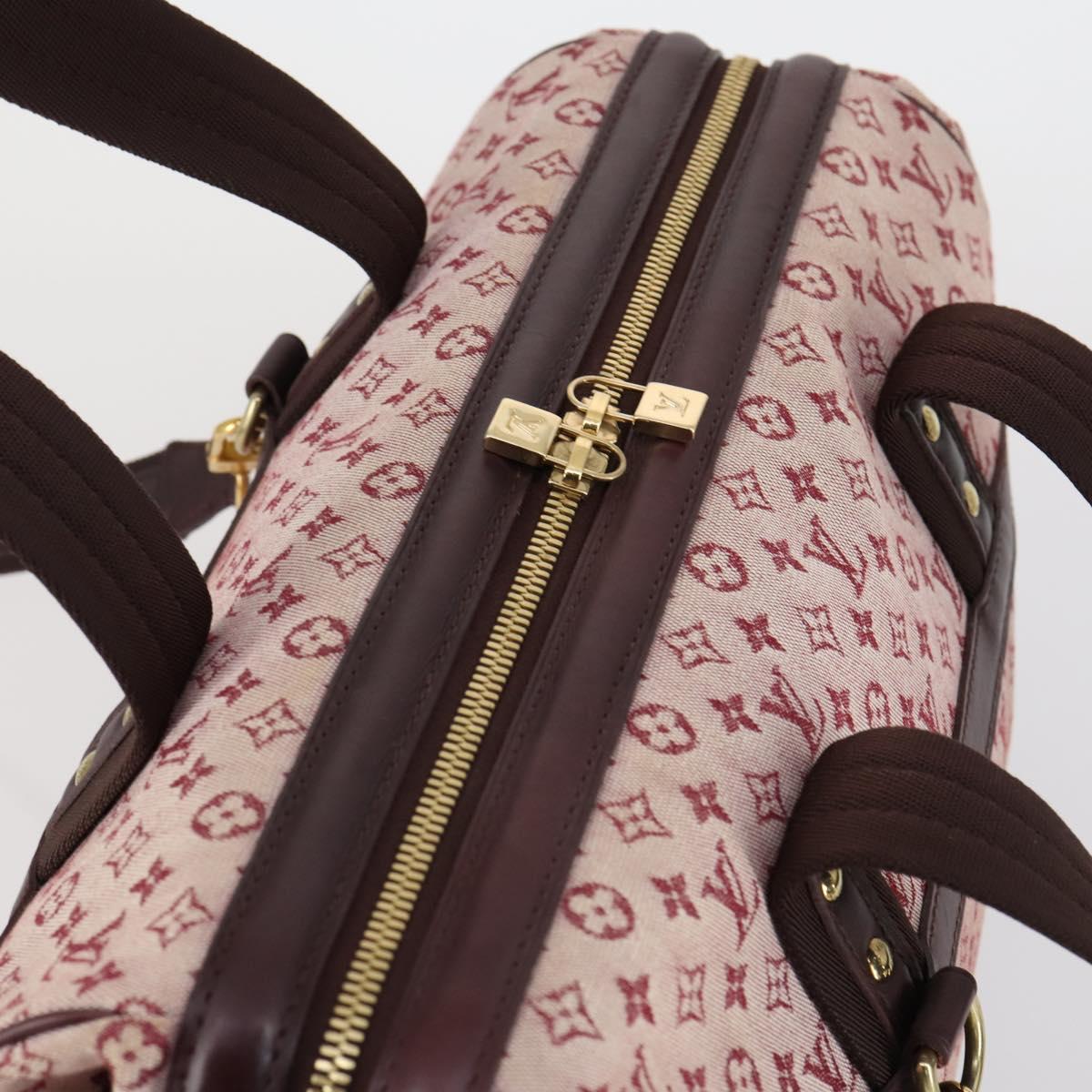 LOUIS VUITTON Monogram Mini Josephine GM Hand Bag Red M92213 LV Auth ep12058