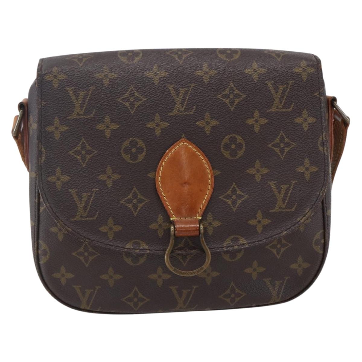 LOUIS VUITTON Monogram Saint Cloud GM Shoulder Bag M51242 LV Auth ep12060