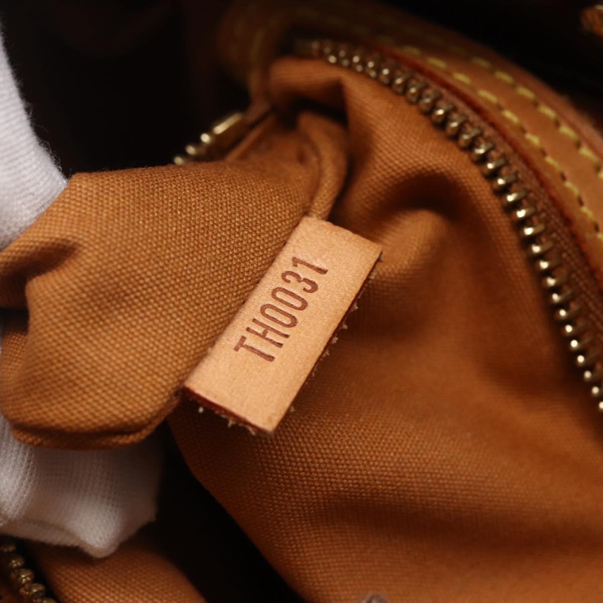 LOUIS VUITTON Monogram Vernis Reade MM Hand Bag Bronze M91143 LV Auth ep12070