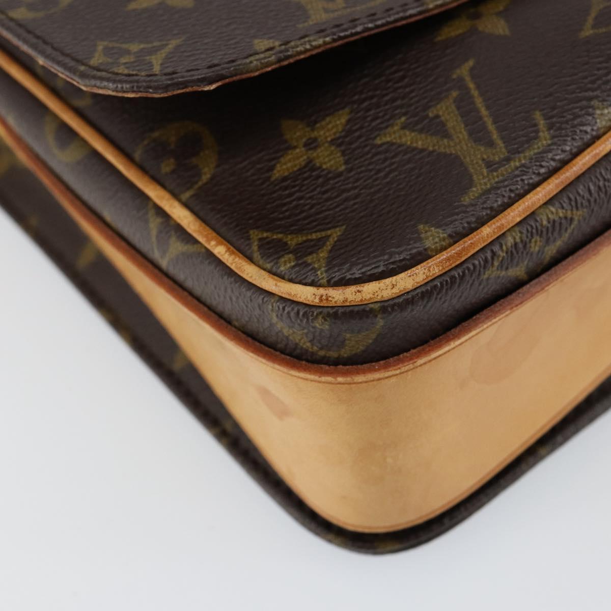 LOUIS VUITTON Monogram Cartouchiere GM Shoulder Bag M51252 LV Auth ep12072