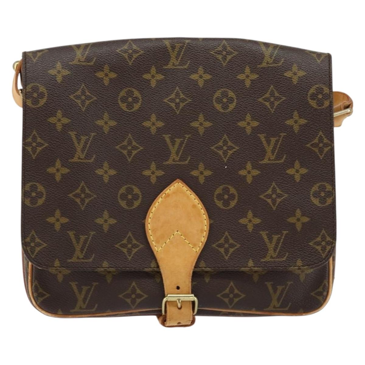 LOUIS VUITTON Monogram Cartouchiere GM Shoulder Bag M51252 LV Auth ep12072