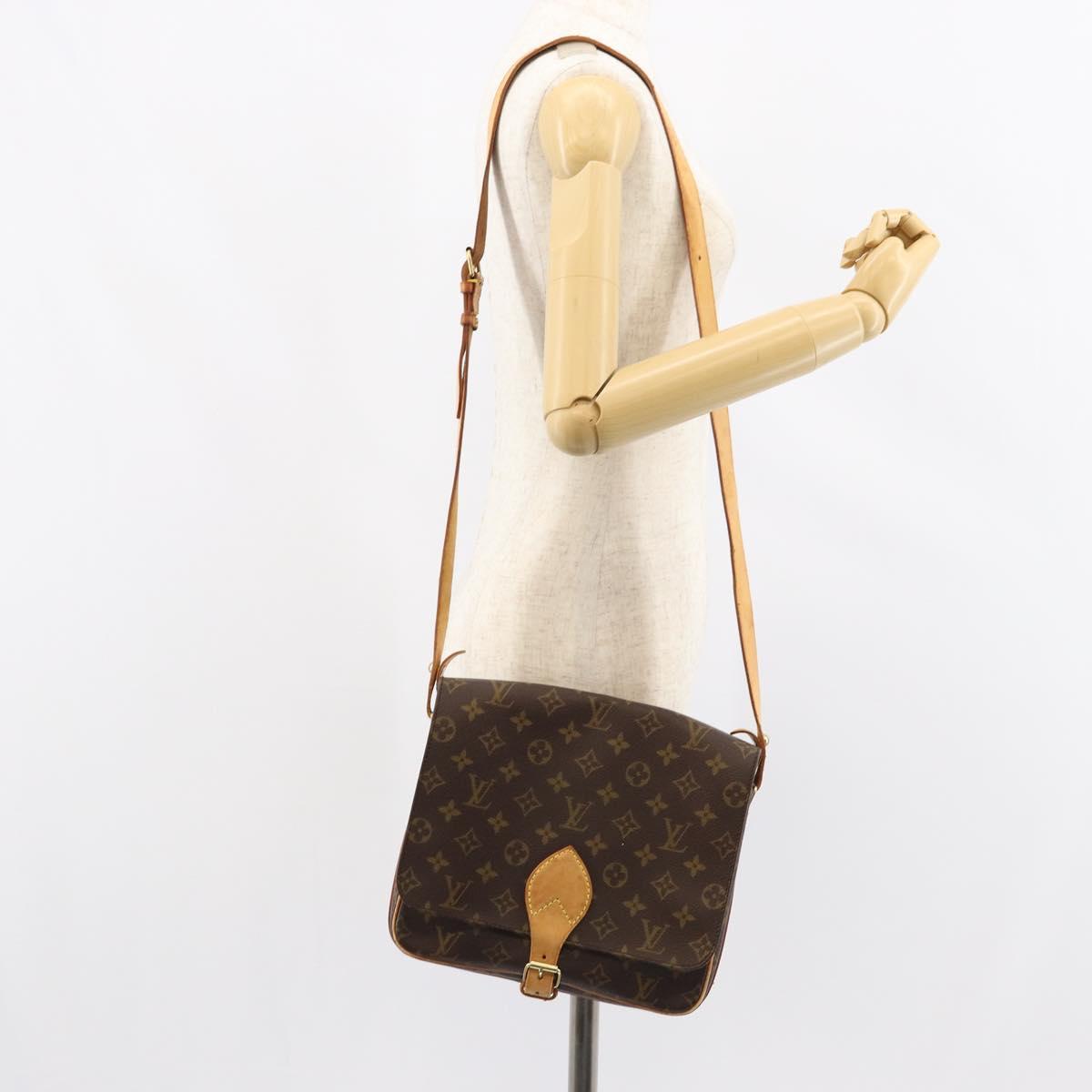 LOUIS VUITTON Monogram Cartouchiere GM Shoulder Bag M51252 LV Auth ep12072