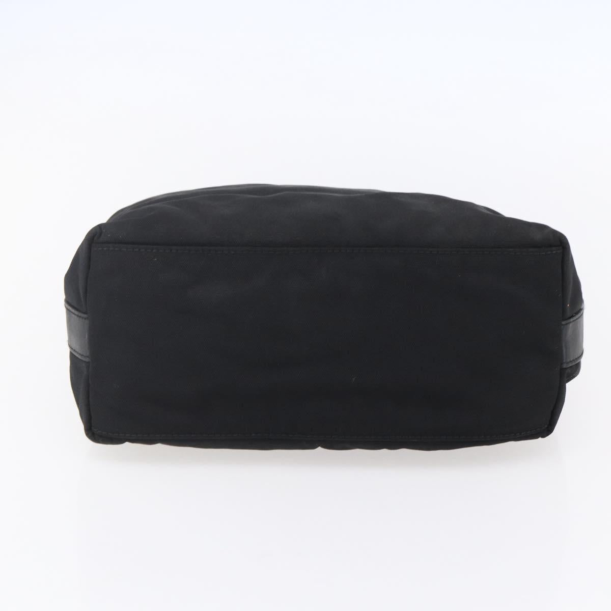 GUCCI Shoulder Bag Nylon Black Silver 000 0602 Auth ep12075