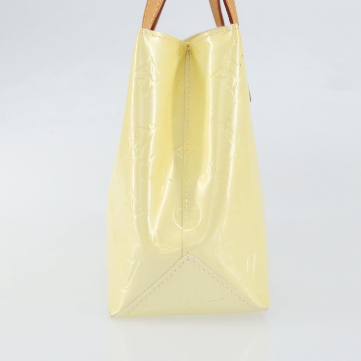 LOUIS VUITTON Monogram Vernis Reade PM Hand Bag Perle M91336 LV Auth ep12085