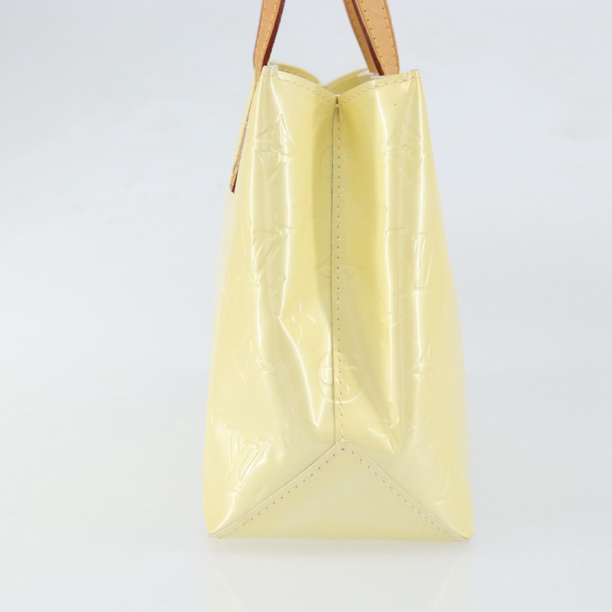 LOUIS VUITTON Monogram Vernis Reade PM Hand Bag Perle M91336 LV Auth ep12085