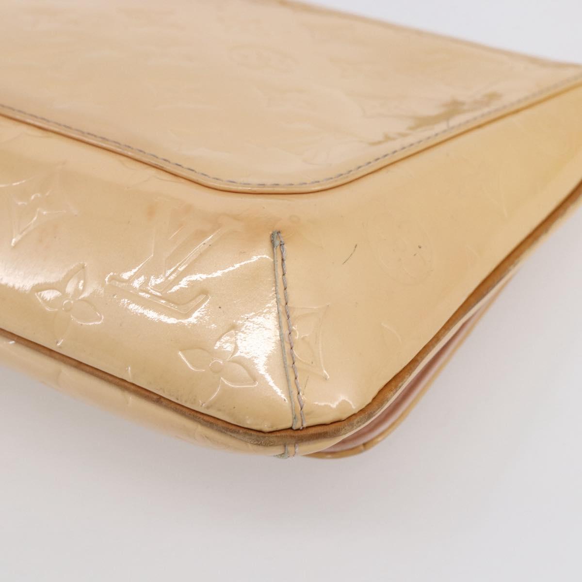 LOUIS VUITTON Monogram Vernis Thompson Street Bag Pink M91070 LV Auth ep12086