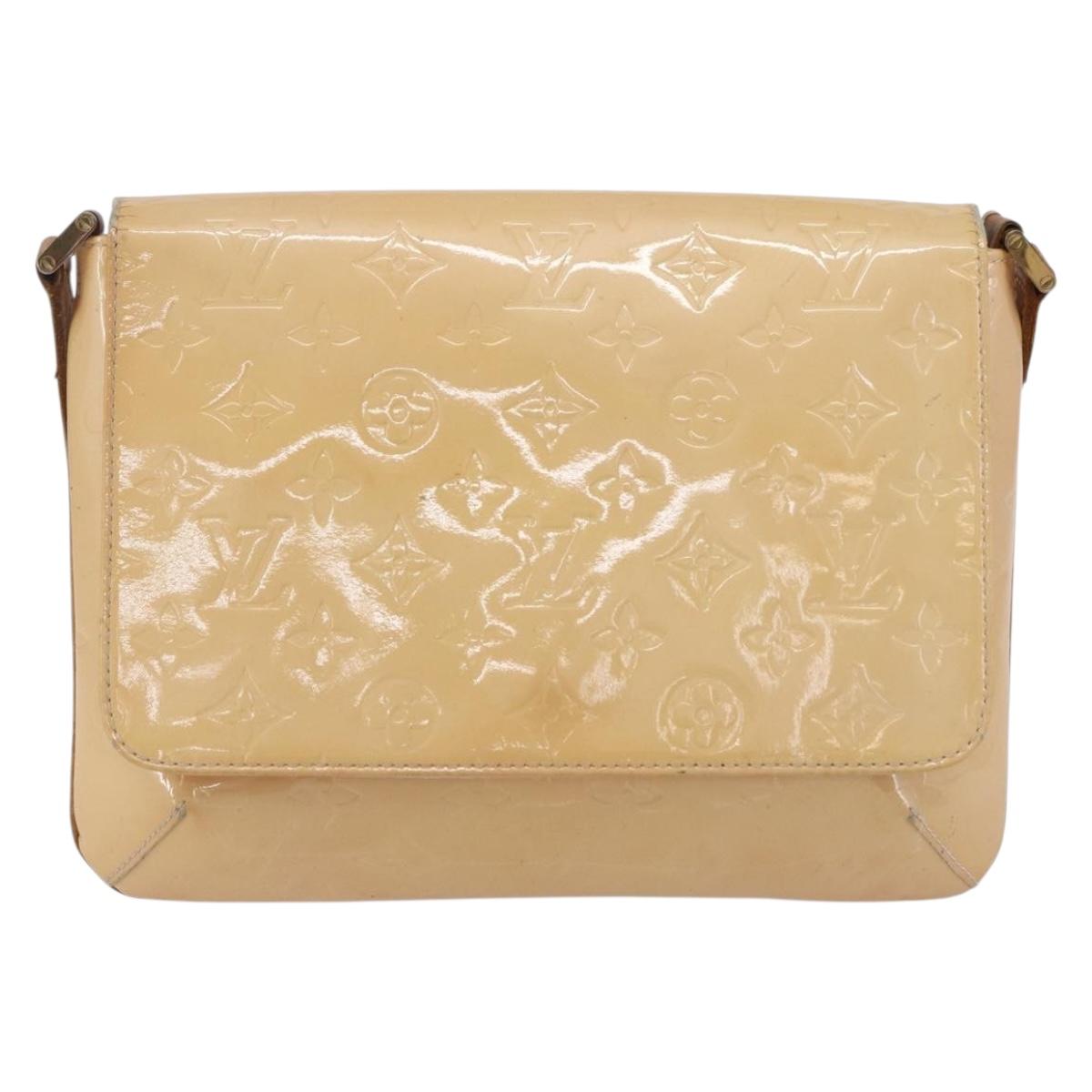 LOUIS VUITTON Monogram Vernis Thompson Street Bag Pink M91070 LV Auth ep12086