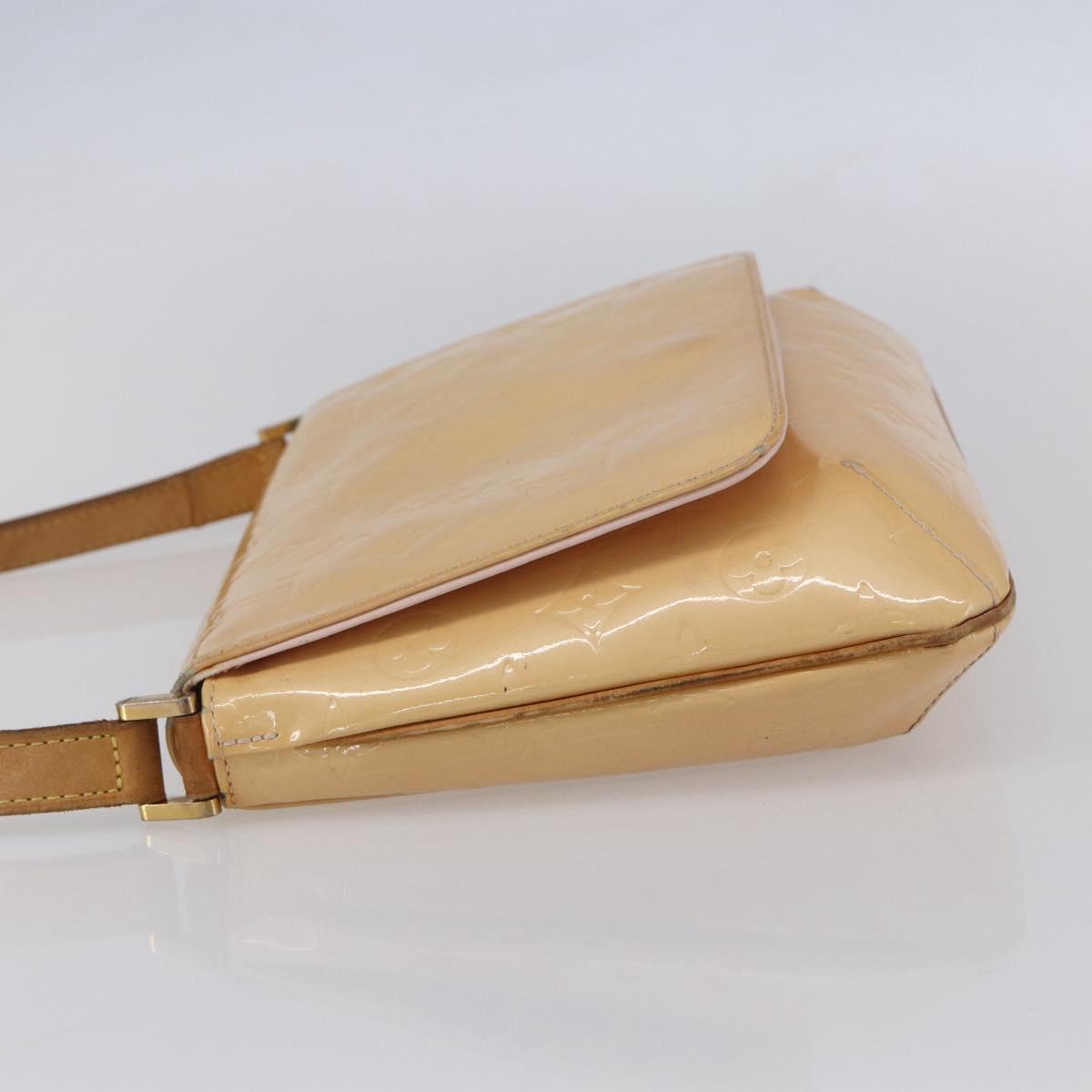 LOUIS VUITTON Monogram Vernis Thompson Street Bag Pink M91070 LV Auth ep12086