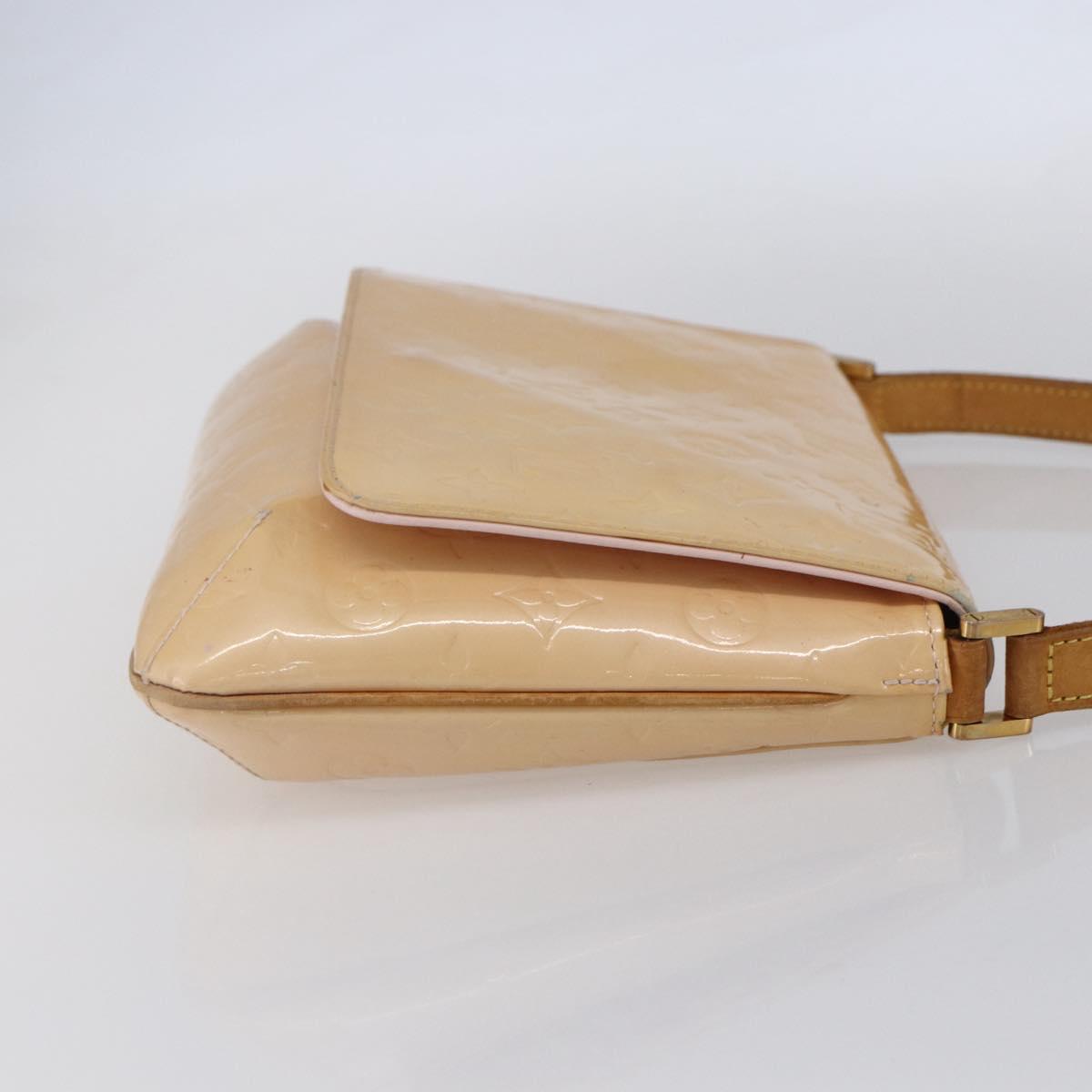 LOUIS VUITTON Monogram Vernis Thompson Street Bag Pink M91070 LV Auth ep12086