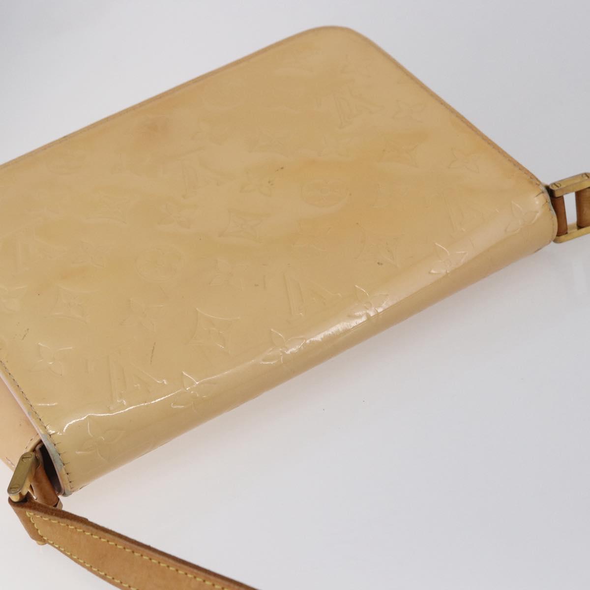 LOUIS VUITTON Monogram Vernis Thompson Street Bag Pink M91070 LV Auth ep12086