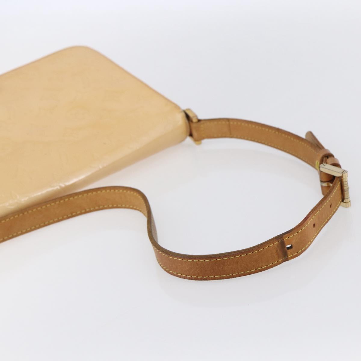 LOUIS VUITTON Monogram Vernis Thompson Street Bag Pink M91070 LV Auth ep12086