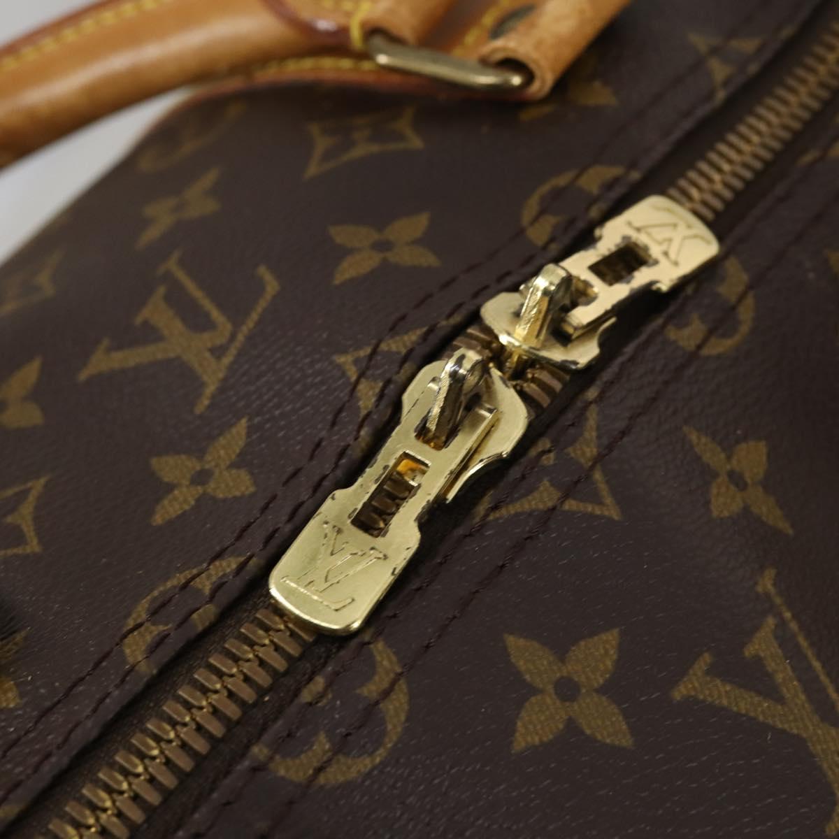 LOUIS VUITTON Monogram Keepall Bandouliere 55 Boston Bag M41414 LV Auth ep12087