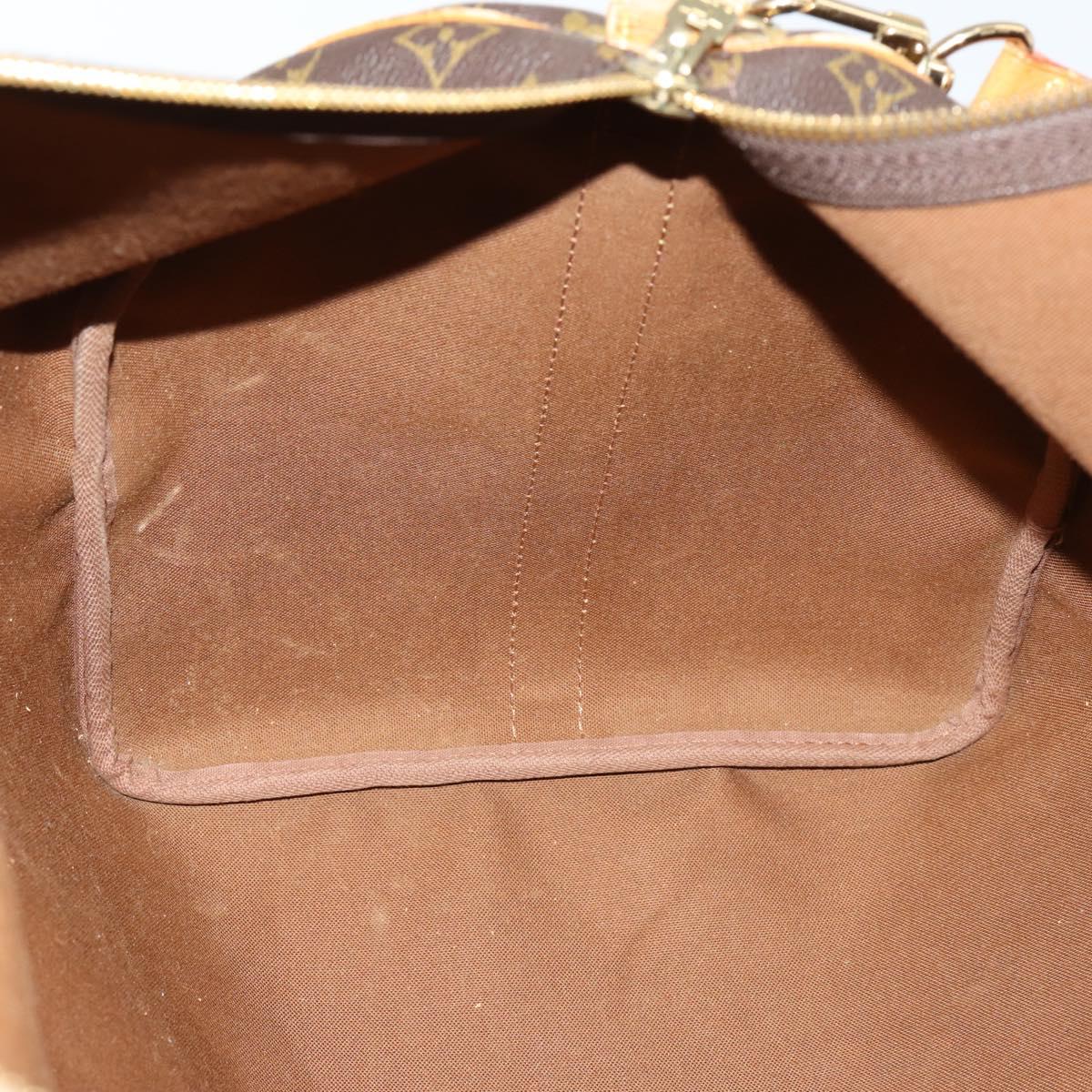 LOUIS VUITTON Monogram Keepall Bandouliere 55 Boston Bag M41414 LV Auth ep12087