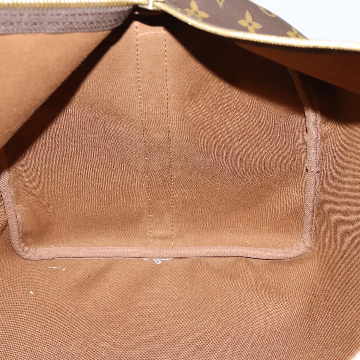 LOUIS VUITTON Monogram Keepall Bandouliere 55 Boston Bag M41414 LV Auth ep12087