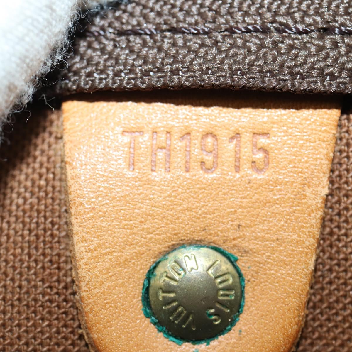 LOUIS VUITTON Monogram Keepall Bandouliere 55 Boston Bag M41414 LV Auth ep12087