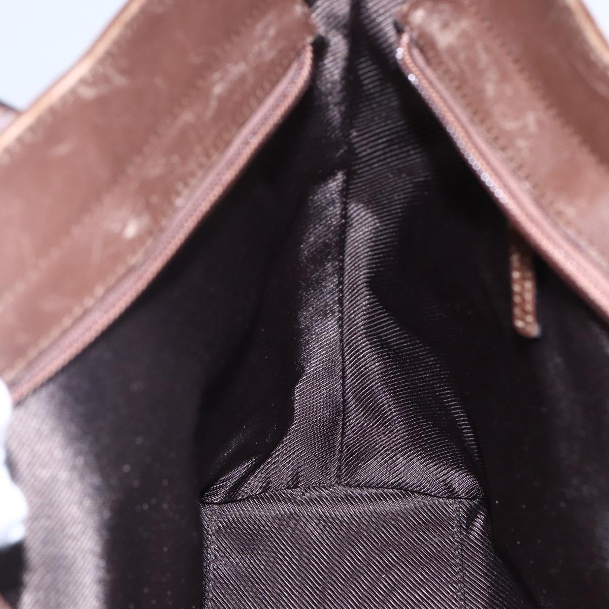 GUCCI GG Canvas Hand Bag Beige Gold 002 1119 1705 Auth ep12088