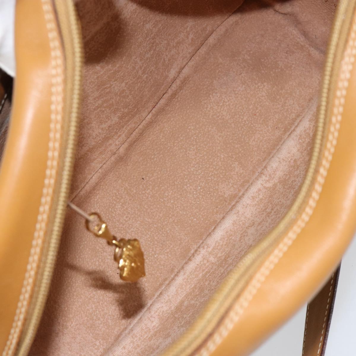 GUCCI Micro GG Supreme Shoulder Bag PVC Beige Gold 001 113 0942 Auth ep12096