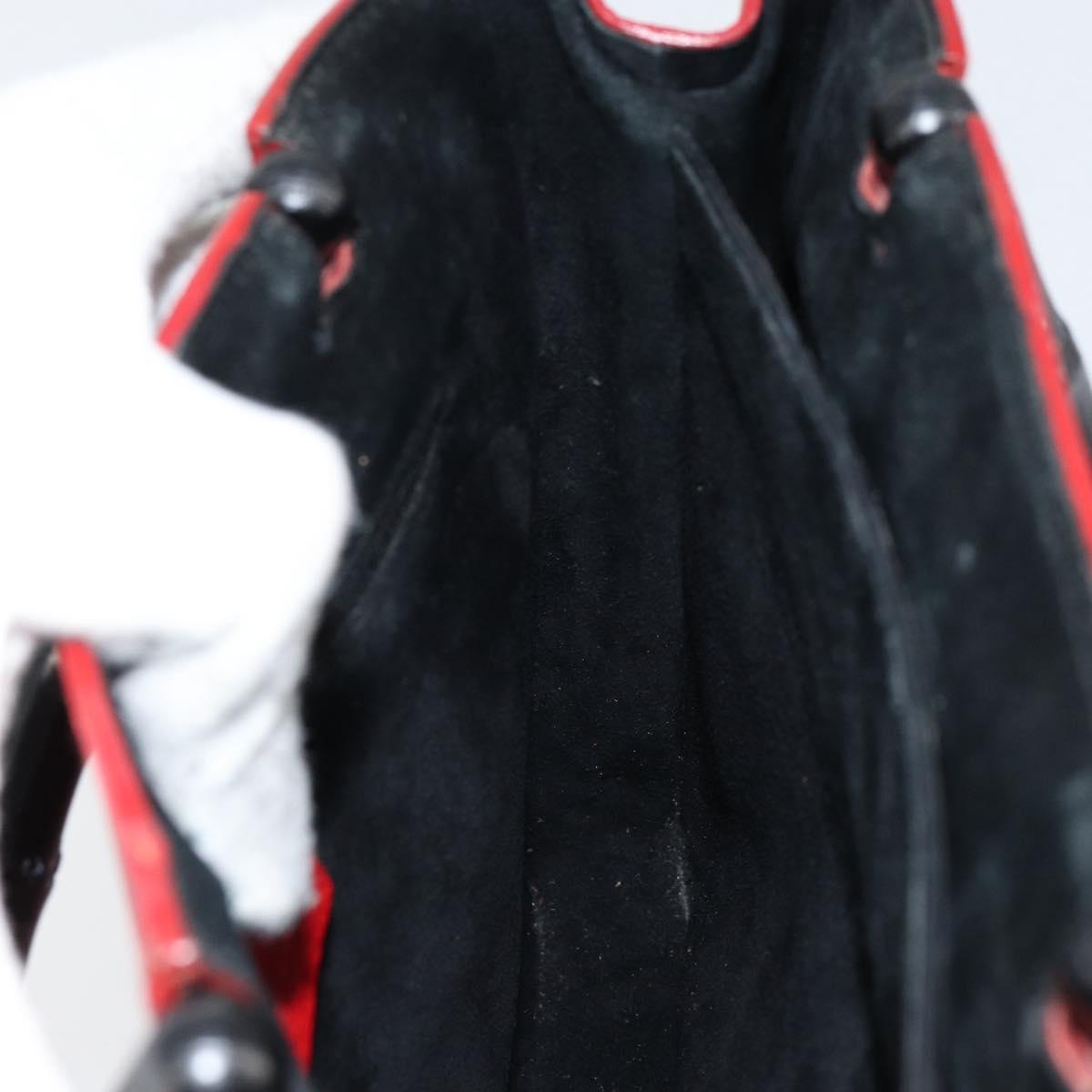 GUCCI Bamboo Hand Bag Leather Red 002 1061 Auth ep12097