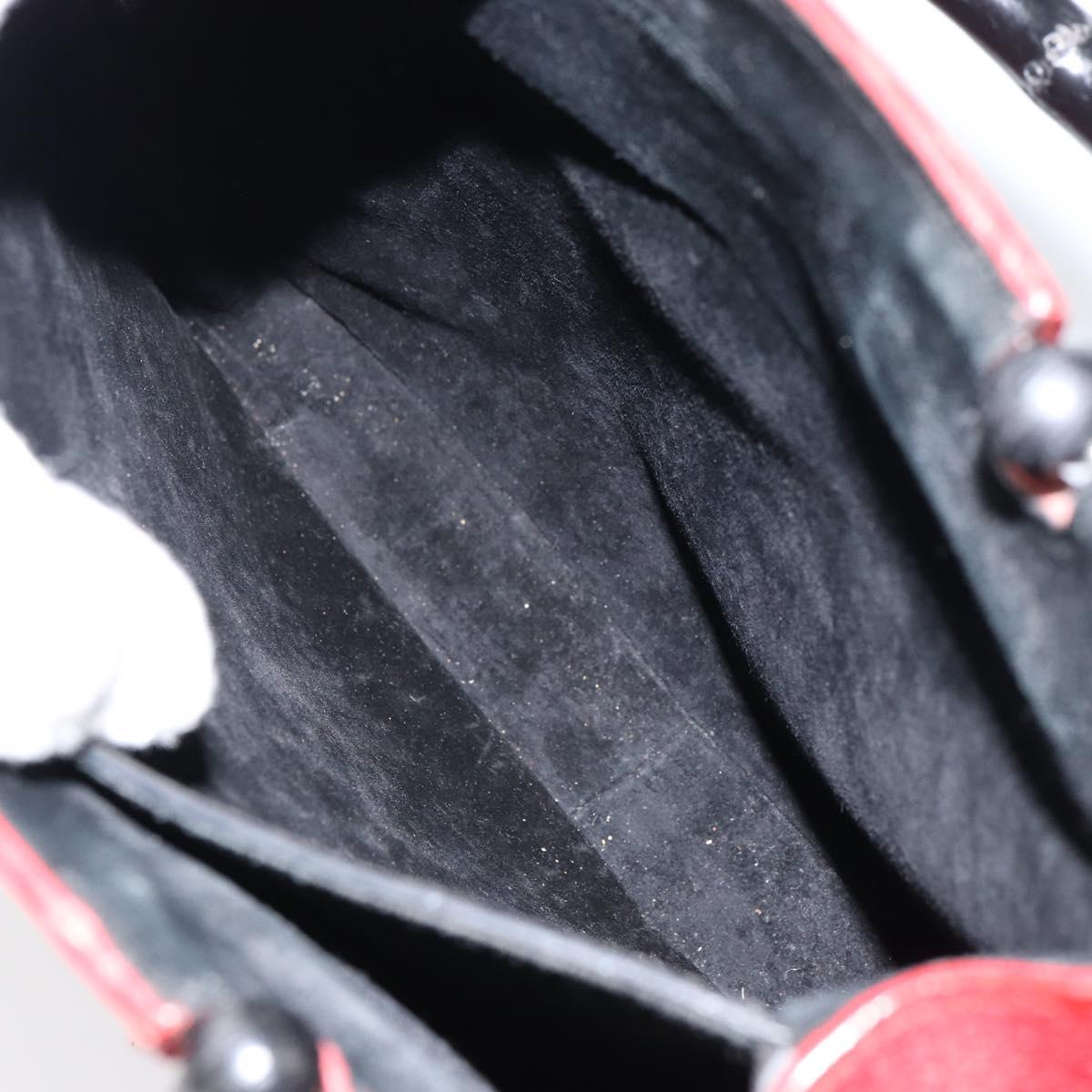 GUCCI Bamboo Hand Bag Leather Red 002 1061 Auth ep12097