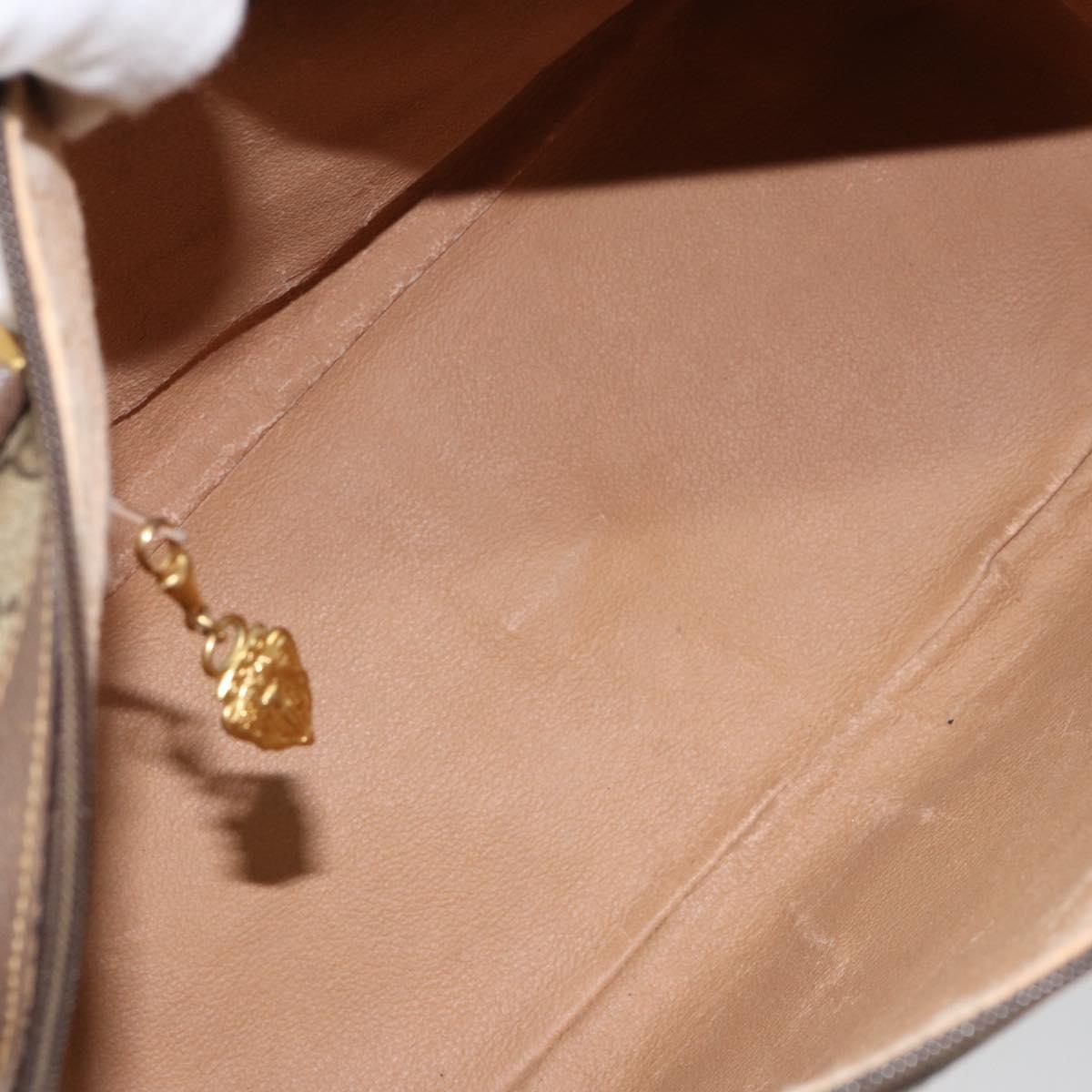 GUCCI GG Supreme Boston Bag PVC Beige Gold 002 123 0167 Auth ep12100