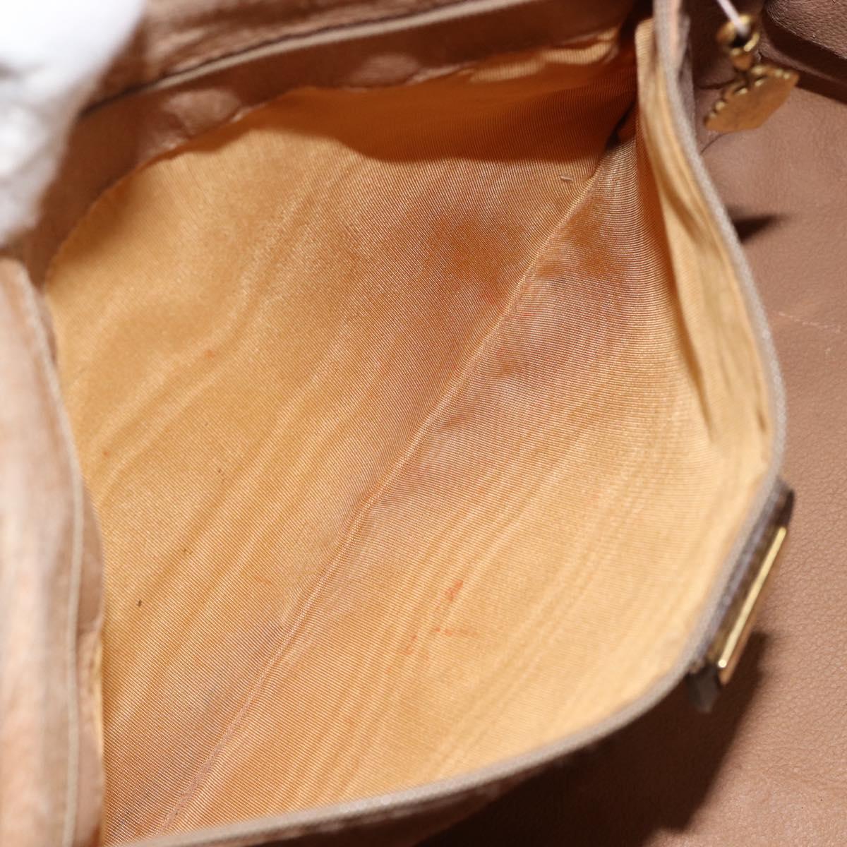 GUCCI GG Supreme Boston Bag PVC Beige Gold 002 123 0167 Auth ep12100