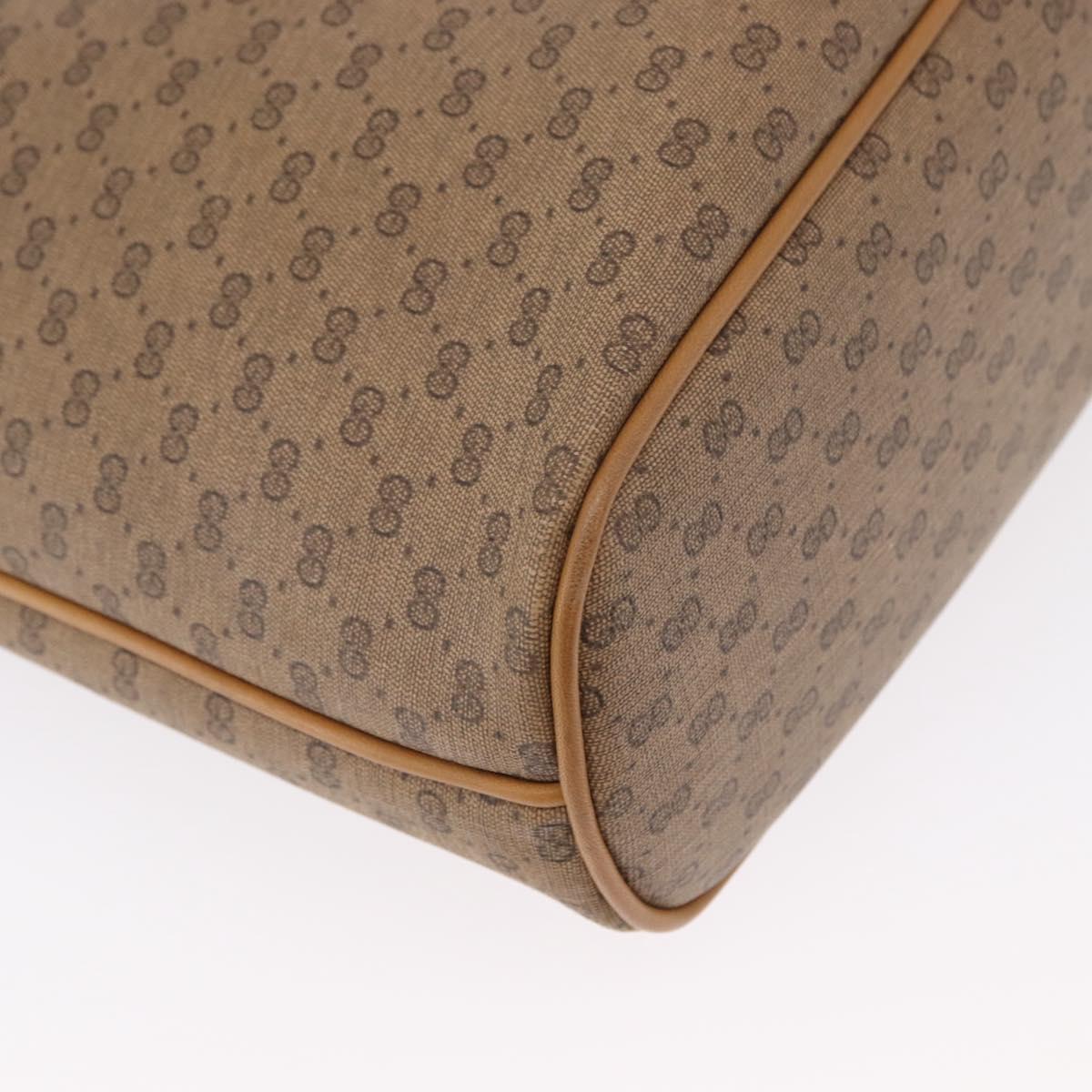 GUCCI Micro GG Supreme Shoulder Bag PVC Beige Gold 001 109 0693 Auth ep12102