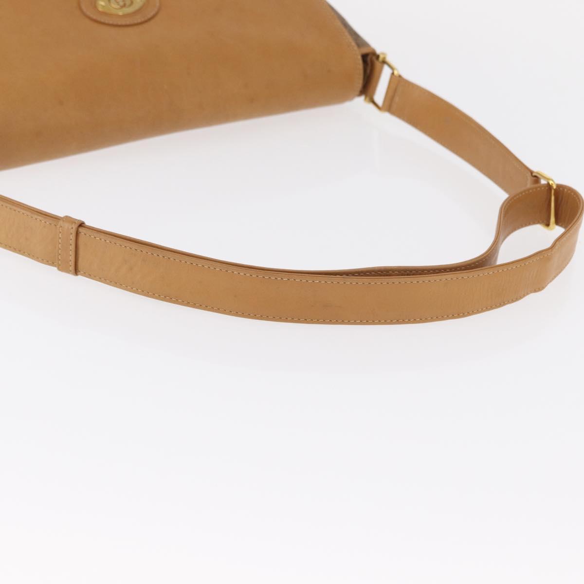 GUCCI Micro GG Supreme Shoulder Bag PVC Beige Gold 001 109 0693 Auth ep12102