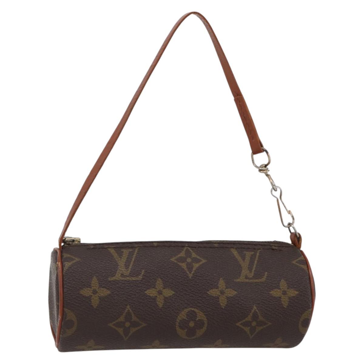 LOUIS VUITTON Monogram Papillon Pouch LV Auth ep12103