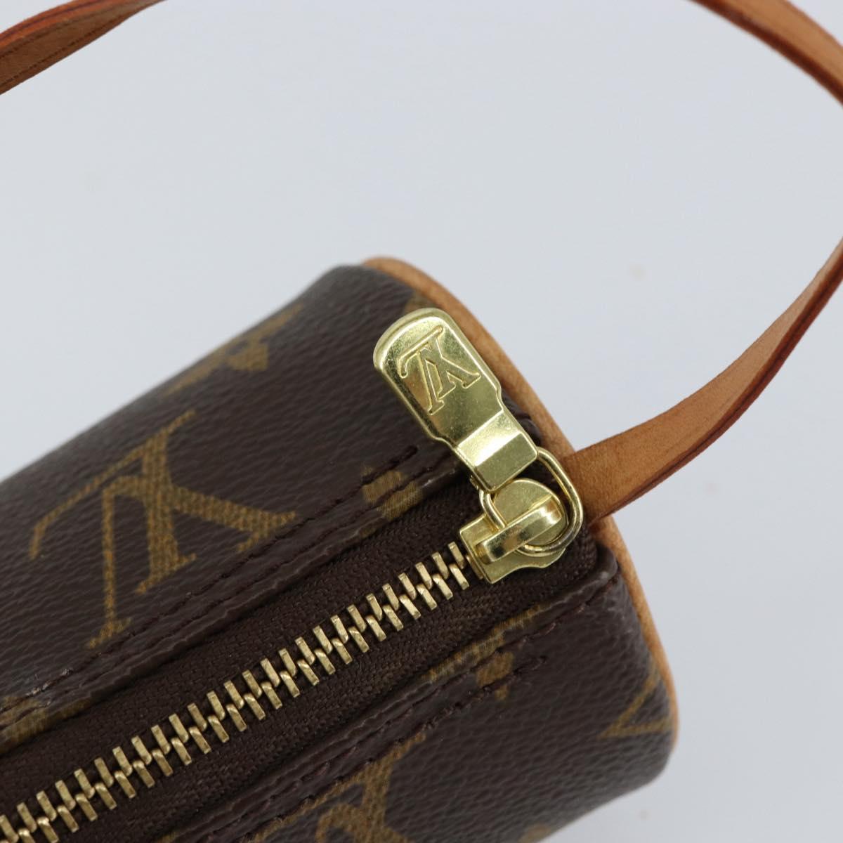 LOUIS VUITTON Monogram Papillon Pouch LV Auth ep12108