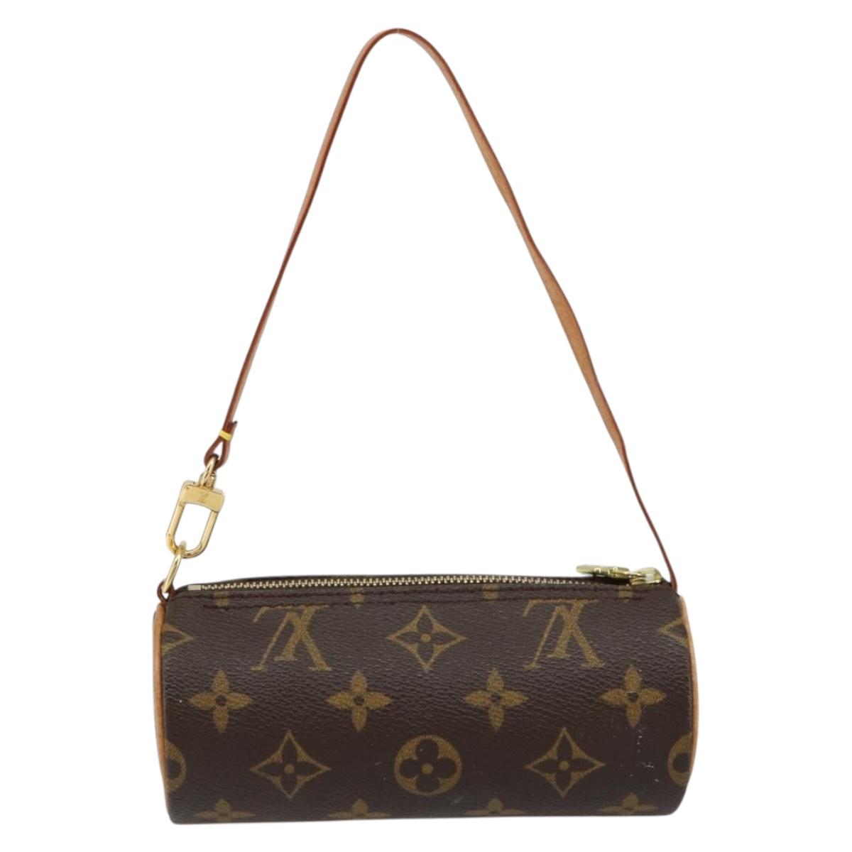 LOUIS VUITTON Monogram Papillon Pouch LV Auth ep12108
