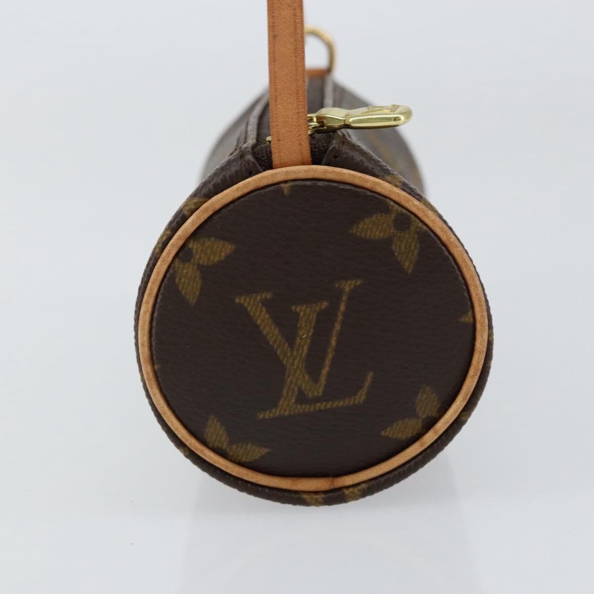 LOUIS VUITTON Monogram Papillon Pouch LV Auth ep12108