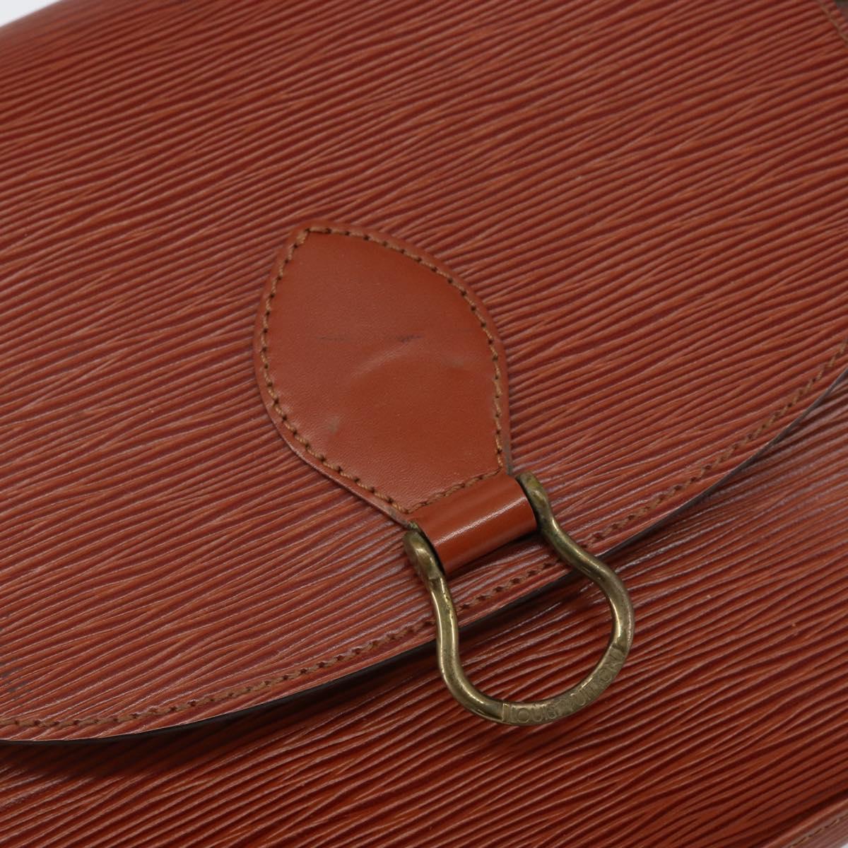 LOUIS VUITTON Epi Saint Cloud GM Shoulder Bag Brown M52193 LV Auth ep12120