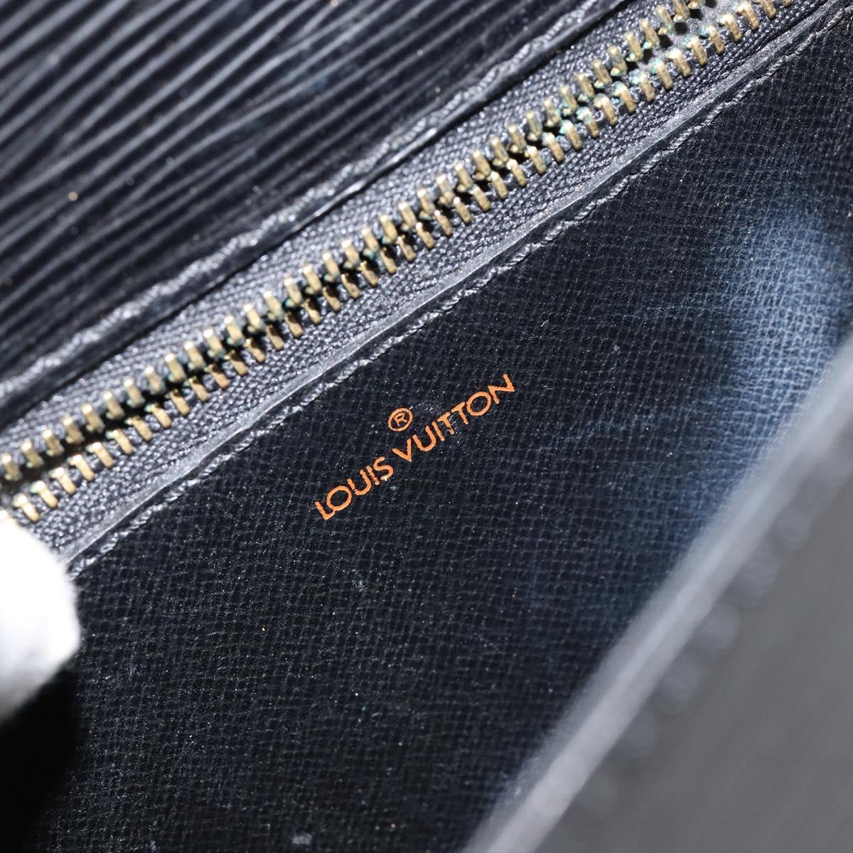 LOUIS VUITTON Epi Saint Cloud GM Shoulder Bag Black Noir M52192 LV Auth ep12124