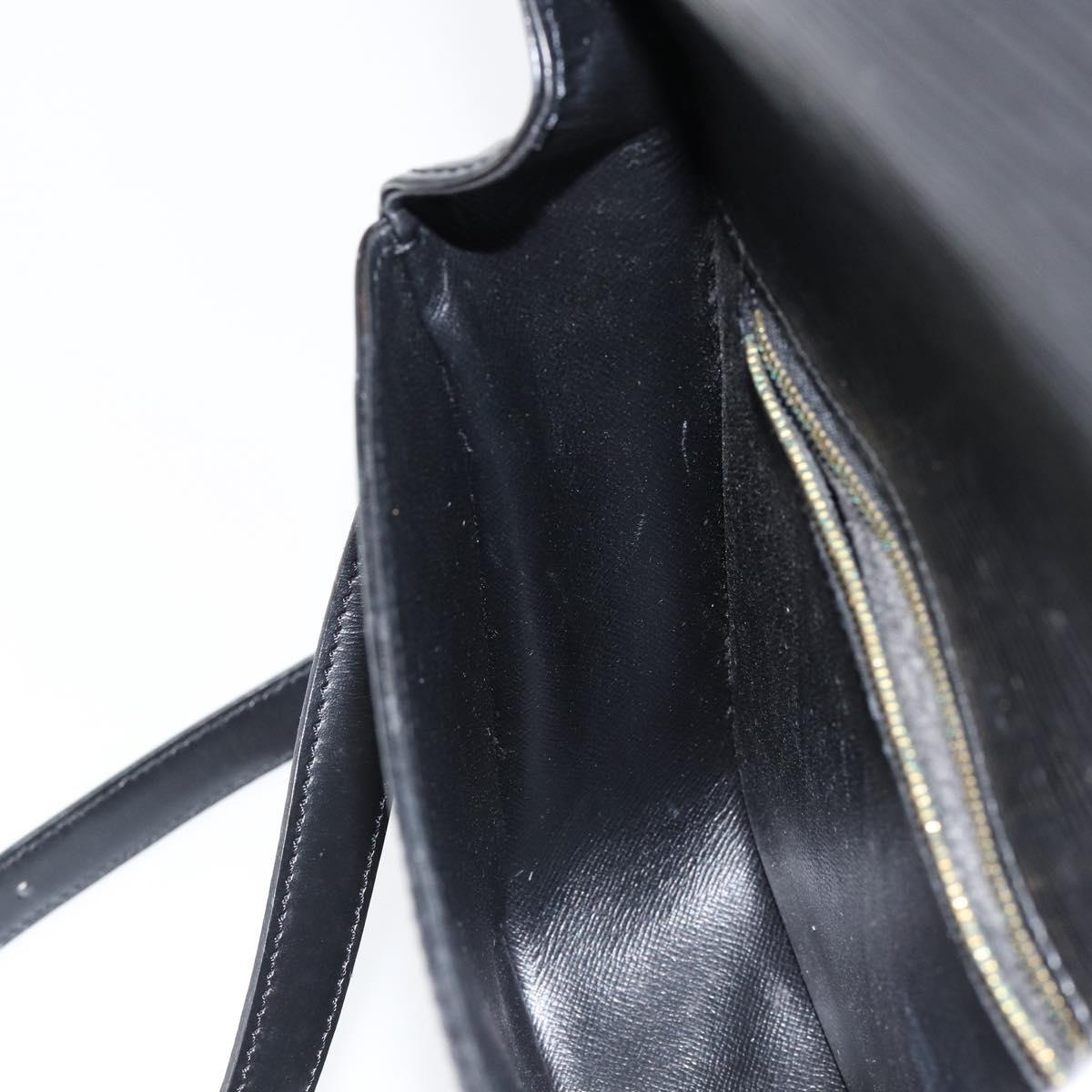 LOUIS VUITTON Epi Saint Cloud GM Shoulder Bag Black Noir M52192 LV Auth ep12124