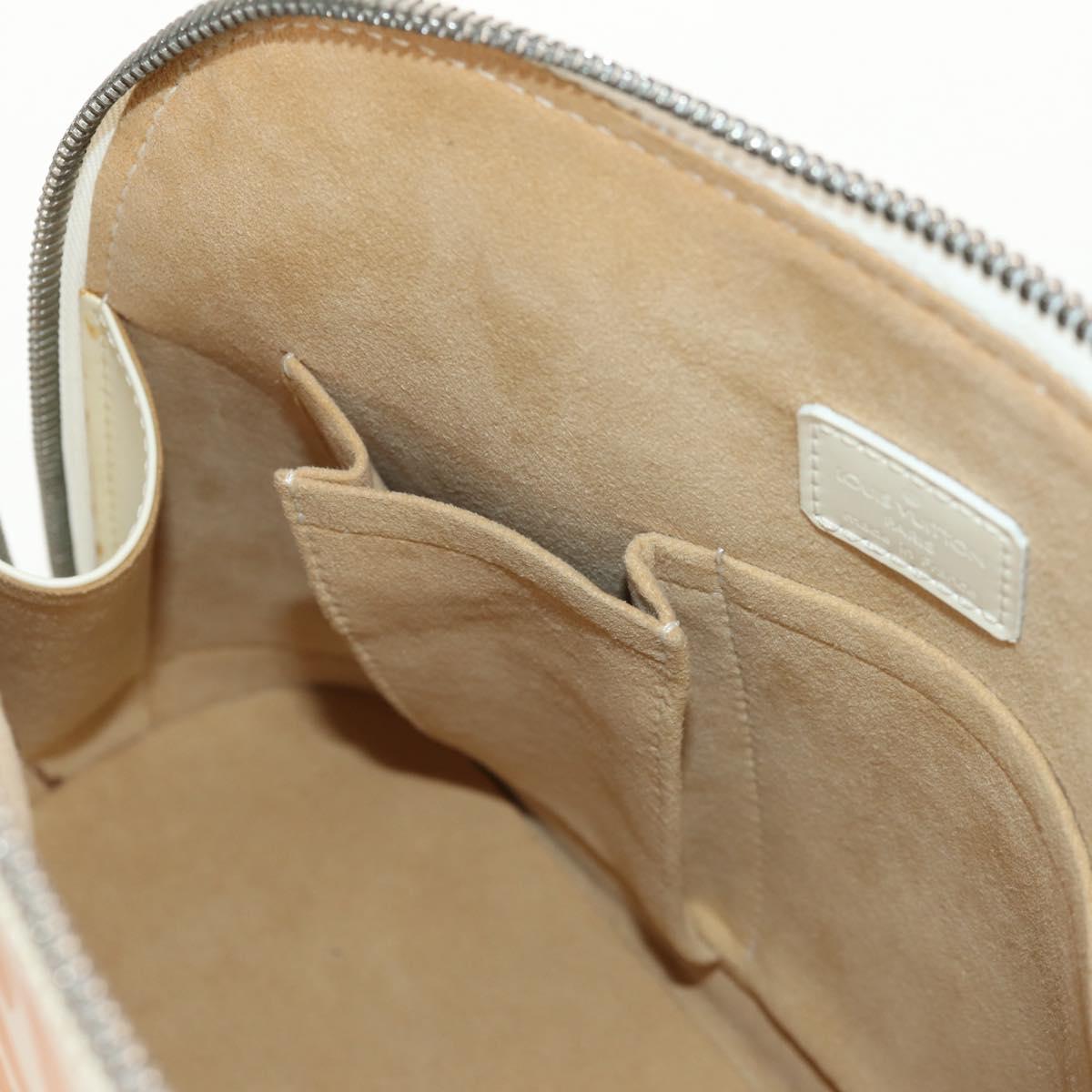 LOUIS VUITTON Monogram Graffiti Alma MM Hand Bag White M92180 LV Auth ep12131V