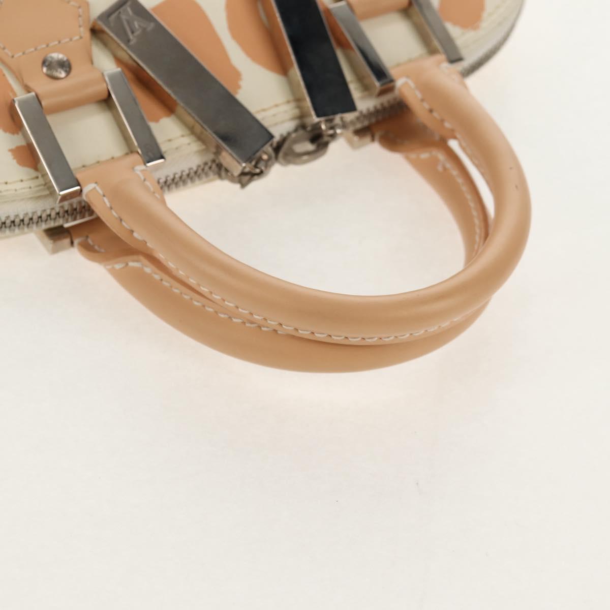 LOUIS VUITTON Monogram Graffiti Alma MM Hand Bag White M92180 LV Auth ep12131V