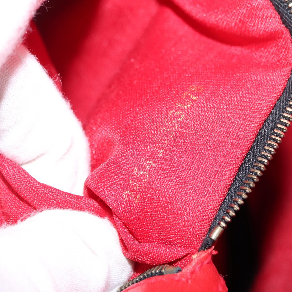 FENDI Hand Bag Canvas 2way Brown Gold Auth ep12165