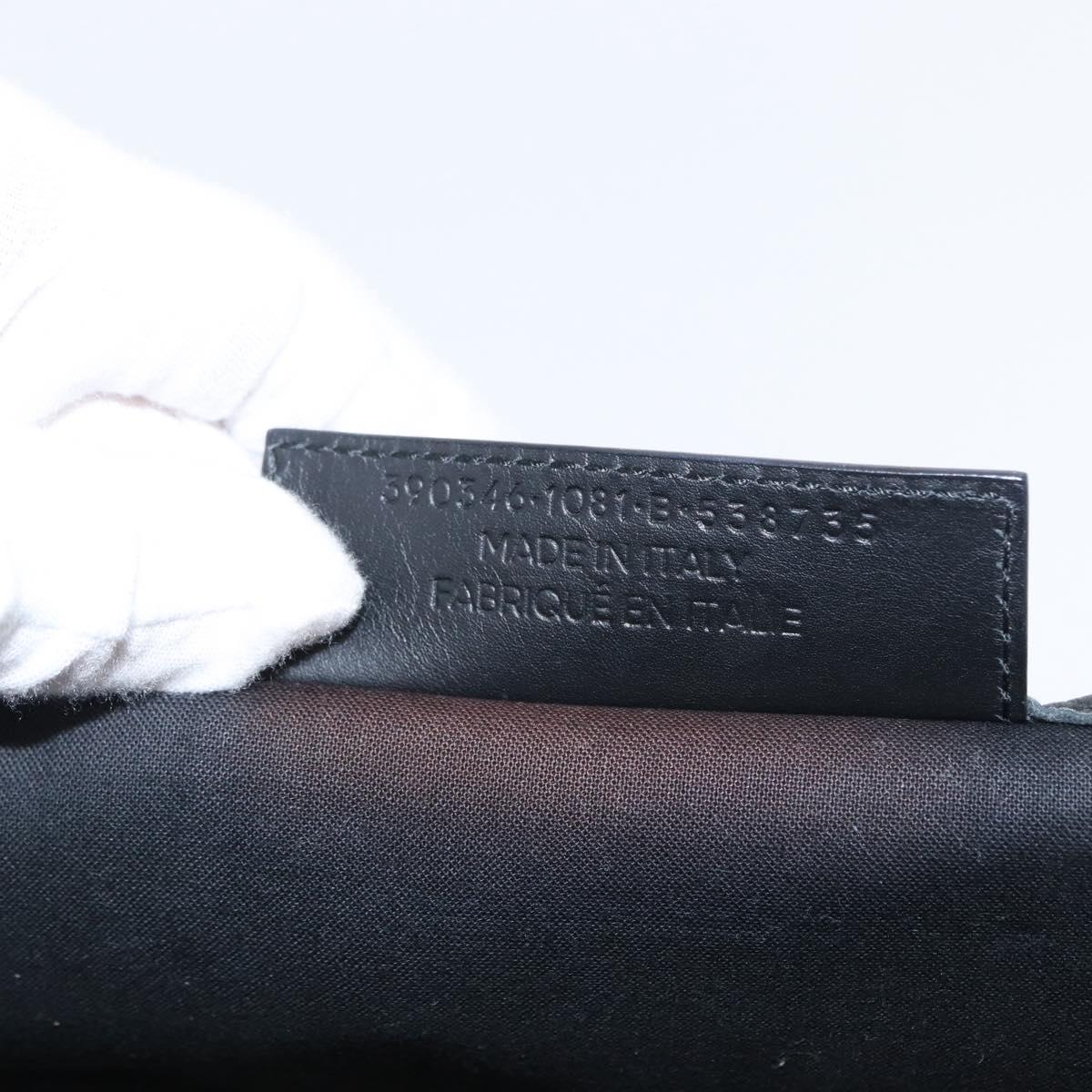 BALENCIAGA Navy Cabas XS Hand Bag Leather 2way White Silver 390346 Auth ep12167