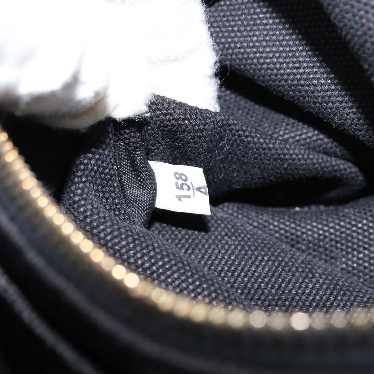 PRADA Canapa MM Hand Bag Tweed White Gold Auth ep12170