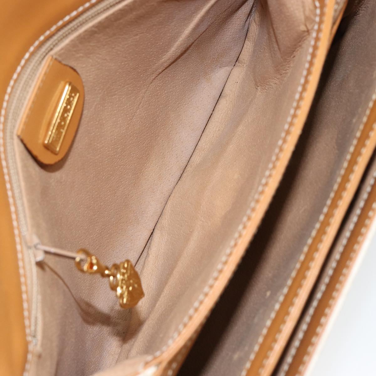 GUCCI Micro GG Supreme Shoulder Bag PVC Ivory Gold 001 406 1780 Auth ep12179