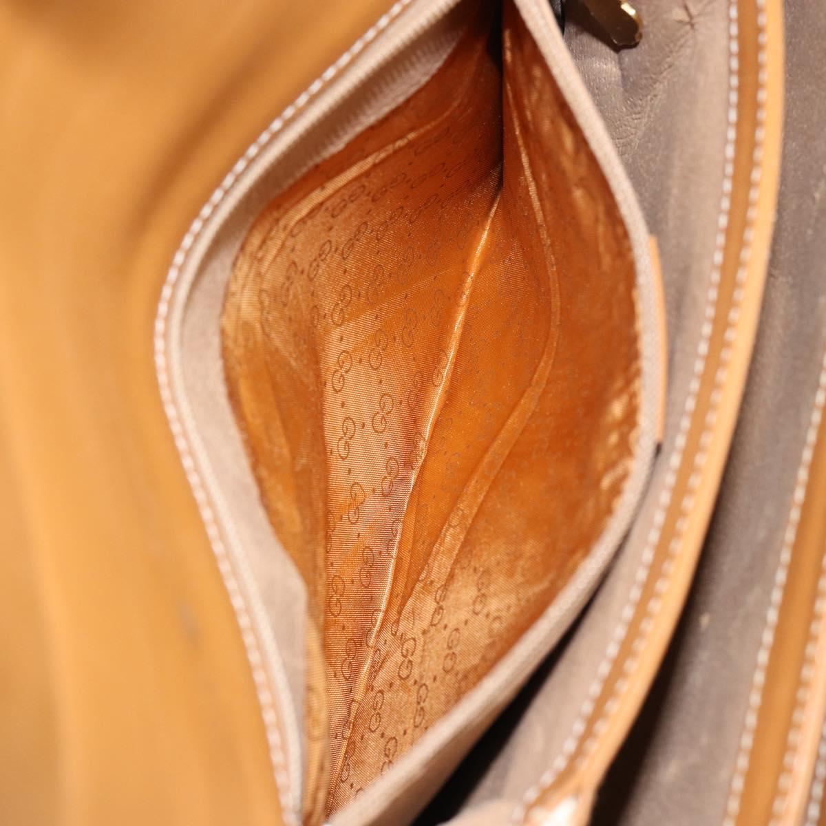 GUCCI Micro GG Supreme Shoulder Bag PVC Ivory Gold 001 406 1780 Auth ep12179