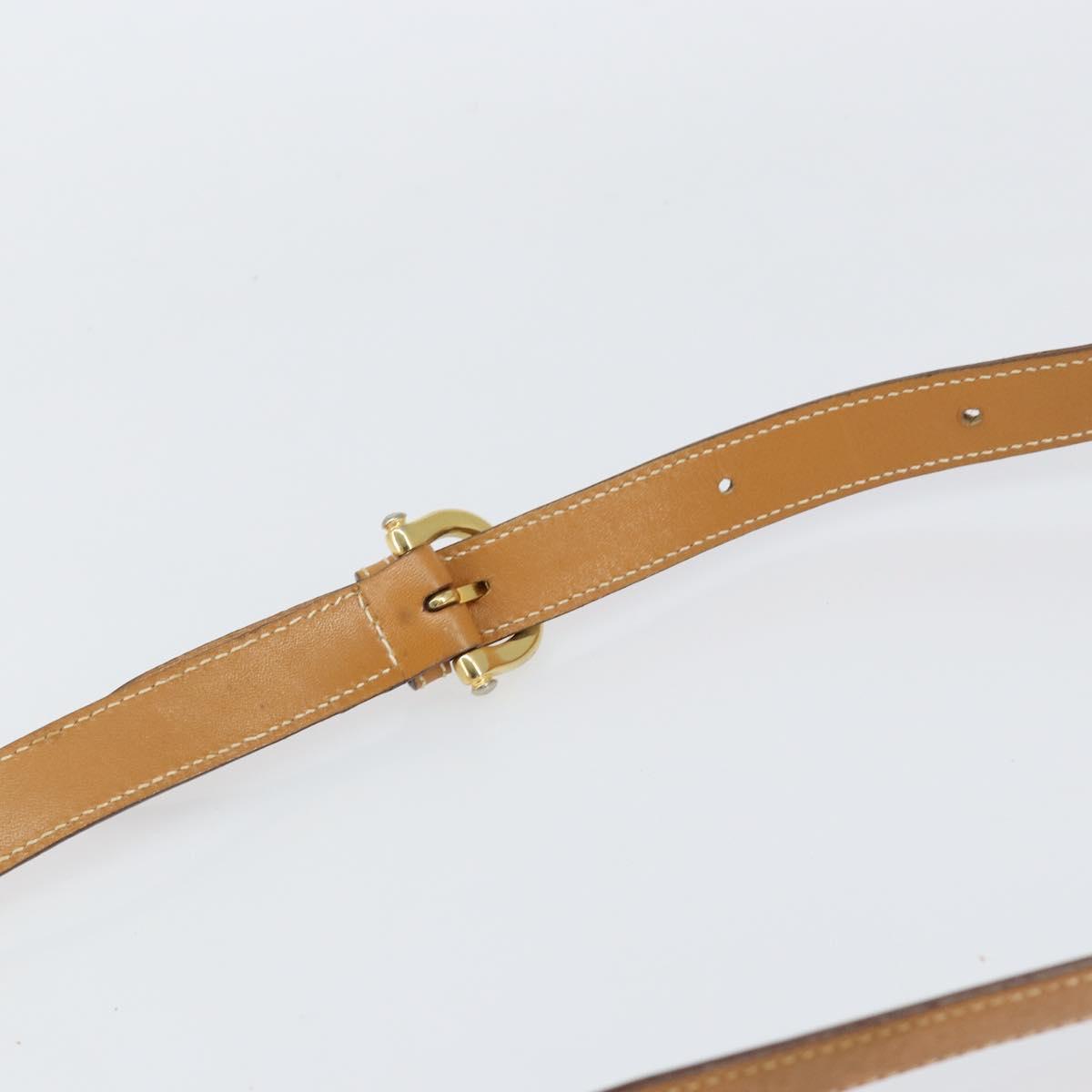 GUCCI Micro GG Supreme Shoulder Bag PVC Ivory Gold 001 406 1780 Auth ep12179